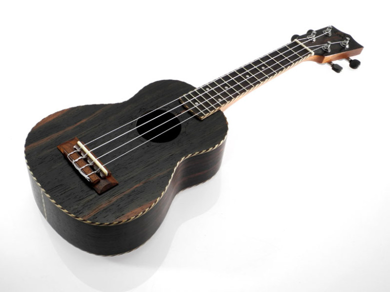 Ukulele sopranowe hebanowe