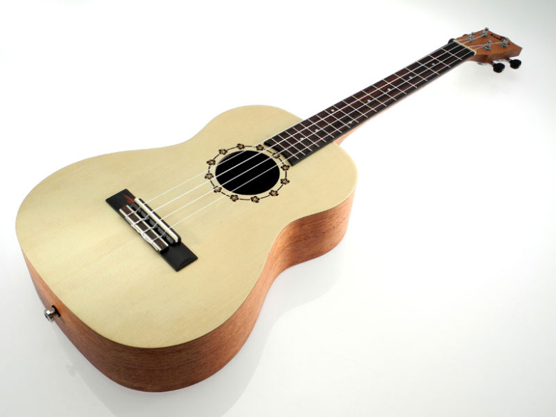Ukulele barytonowe świerkowo-mahoniowe