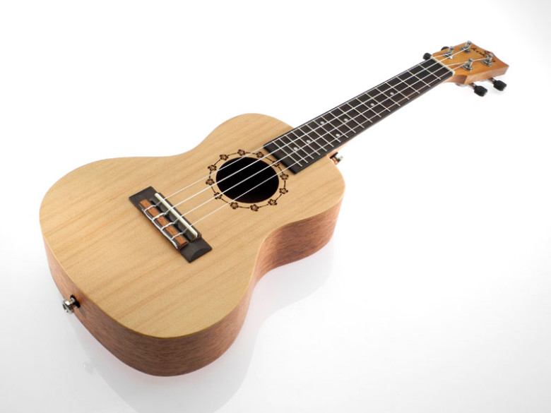 Ukulele koncertowe świerkowo-mahoniowe