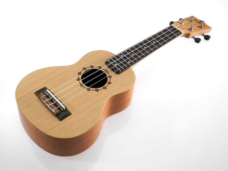 Ukulele sopranowe świerkowo-mahoniowe