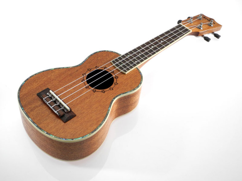 Ukulele sopranowe lity mahoń